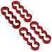 Eiskamm Alu X4 piatto - 4mm rosso - 4 PC - Foto miniatura 1