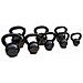 Kettlebell 8 Kg. Ghisa Base In Gomma Disco Bumper Training - Foto miniatura 1