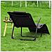 Sdraio Da Giardino Lettini Pieghevoli Poggiatesta Rimovibile 173 * 54 * 69cm Nero Capacità Di Supporto: 150 Kg Ogs45-sch - Foto miniatura 6