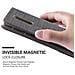 Custodia Compatibile Con Nokia 5 2017 In Grigio Nero - Coperchio Protettiva Con Chiusura Magnetica, Funzione Stand E Tasca Per Le Carte - Foto miniatura 8