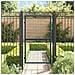 Cancello Per Giardino In Acciaio Zincato Grigio 100x200 Cm - Foto miniatura 4