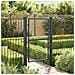 Cancello Per Giardino In Acciaio Zincato Grigio 100x200 Cm - Foto miniatura 6