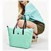 Borsa Donna Poppy Tote Menthol Aw0aw079560he - Foto miniatura 4