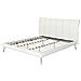 Letto A Doghe In Similpelle Bianco 180 X 200 Cm Betin - Foto miniatura 4