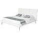 Letto A Doghe In Similpelle Bianco 180 X 200 Cm Betin - Foto miniatura 1