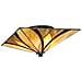 Lampada A Filo Soffitto A 2 Luci Bronzo, Vetro Tiffany, E27 - Foto miniatura 4