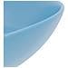 Lavandino da Bagno in Ceramica Azzurro Rotondo - Foto miniatura 4