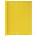 Paravento da Balcone Giallo 120x300 cm in HDPE - Foto miniatura 1