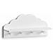 Appendiabiti Per Bambini Cloud Con Ripiano, 2in1, Colore Bianco, - Foto miniatura 1