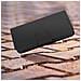 Custodia Vera Pelle Per Iphone 13 Mini Portacarte E Supporto Video Nera - Foto miniatura 5