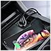 Caricabatterie Auto Baseus Con 2 Porte Usb E 2 Prese Accendisigari Baseus Nero - Foto miniatura 4