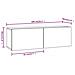 Mobili TV Muro 2pz Grigio Sonoma 100x30x30 cm Legno Multistrato - Foto miniatura 5