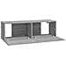Mobili TV Muro 2pz Grigio Sonoma 100x30x30 cm Legno Multistrato - Foto miniatura 7