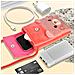 Pochette Tracolla Per Smartphone Tessuto Design Orsetta Corallo - Foto miniatura 3