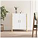 Credenza Bianca 62x38x70 Cm In Legno Multistrato - Foto miniatura 1