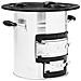 Stufa A Legna Da Campeggio Argento 51,5x35x30,5 Cm Acciaio Inox - Foto miniatura 3