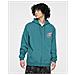 Men's Full Zip Hoodie Holo Flamed Dot Verdigris - L - Foto miniatura 2