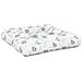 Cuscino Per Pallet Motivo A Foglie 58x58x10cm In Tessuto Oxford - Foto miniatura 2