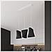 Lampadario Blum 3 Nero Sl. 0772 - Minimalista Lampadari Nero 128x82x28 Cm - Foto miniatura 7