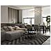 Lampadario A Sospensione Moderno Line Metallo Oro Acrilico 6 Luci Led 79w - Foto miniatura 3