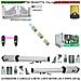 Apricancello 6 Metri 2 Ante 3 Mt Kit Base Automatismo 2 Motori Elettromeccanici 230 V Spinta 2 Quintali Staffe Perni 2 - Foto miniatura 1