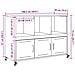 Credenza Nera 100,5x39x72 cm in Acciaio - Foto miniatura 2