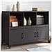 Credenza Nera 100,5x39x72 cm in Acciaio - Foto miniatura 4