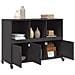 Credenza Nera 100,5x39x72 cm in Acciaio - Foto miniatura 7