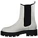 White Casual Closed Booties Stivaletti Sintetico E Tessile Scarpe Donna Bianco Eu 40, 5-25411-39 109 - Foto miniatura 3