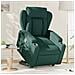 Poltrona Alzapersona Reclinabile Verde Scuro In Tessuto - Foto miniatura 1