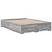 Giroletto Cassetti Grigio Sonoma 140x190 Cm Legno Multistrato - Foto miniatura 3