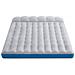 Set Materassino Gonfiabile - 193x127x24 Cm - Blu - Include Accessori Coordinati Cb7 - Foto miniatura 4
