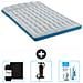 Set Materassino Gonfiabile - 193x127x24 Cm - Blu - Include Accessori Coordinati Cb7 - Foto miniatura 1