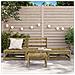 Lusso Casadino -  Divano Giardino Senza Braccioli Con Poggiapiedi Pino Impregnato - Foto miniatura 2