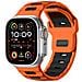 Elegante Cinturino In Silicone Per Apple Watch Serie 1-10 Orange - Foto miniatura 1