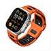 Elegante Cinturino In Silicone Per Apple Watch Serie 1-10 Orange - Foto miniatura 2
