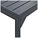 Tavolo da Giardino Grigio Scuro Alluminio Grande - Foto miniatura 8