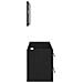 Mobile da Bagno con Specchio Rovere Nero 90x45x1,5 cm Legno Ingegnerizzato - Foto miniatura 8