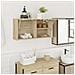Mobile da Bagno a Parete Rovere Sonoma 80x25x40 cm Truciolato - Foto miniatura 2