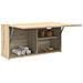 Mobile da Bagno a Parete Rovere Sonoma 80x25x40 cm Truciolato - Foto miniatura 4