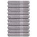 Asciugamani 10 pz Grigio 100x200 cm 360 g/m² 100% Cotone - Foto miniatura 1