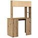 Scrivania rovere artigianale 91 x 50 x 149 cm Legno multistrato - Foto miniatura 6