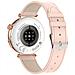 Smartwatch Oro Rosa Con Cinturino In Pelle Rosa - Monitoraggio Avanzato Della Salute - Foto miniatura 4