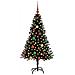 Albero di Natale con 150 LED con supporto Nero 150 cm PVC - Foto miniatura 3