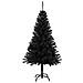 Albero di Natale con 150 LED con supporto Nero 150 cm PVC - Foto miniatura 7