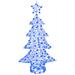 Albero di Natale con 160 LED Blu 150 cm Acrilico - Foto miniatura 2
