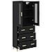 Credenza con cassetto Rovere Nero 69,5 x 34 x 180 cm - Foto miniatura 5