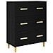 Credenza con cassetto Rovere Nero 69,5 x 34 x 180 cm - Foto miniatura 6