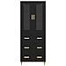 Credenza con cassetto Rovere Nero 69,5 x 34 x 180 cm - Foto miniatura 8