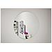 Specchio rotondo 80 cm - Design senza cornice per bagno e soggiorno - Foto miniatura 6
